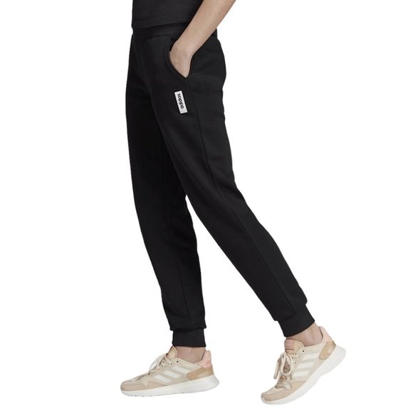 🌷 Adidas Black Brilliant Basics Track Pant Sweatpants Size M - Picture 11 of 12